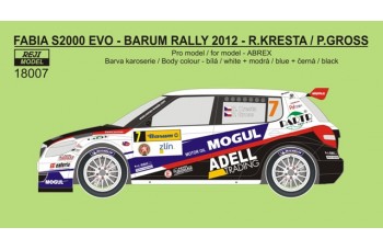 Fabia S2000 EVO - Barum Rally 2012 - Kresta / Gross